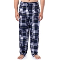 Pantalón De Pijama Izod De Forro Polar Sedoso Para Hombre, Azul Marino, Talla Xl
