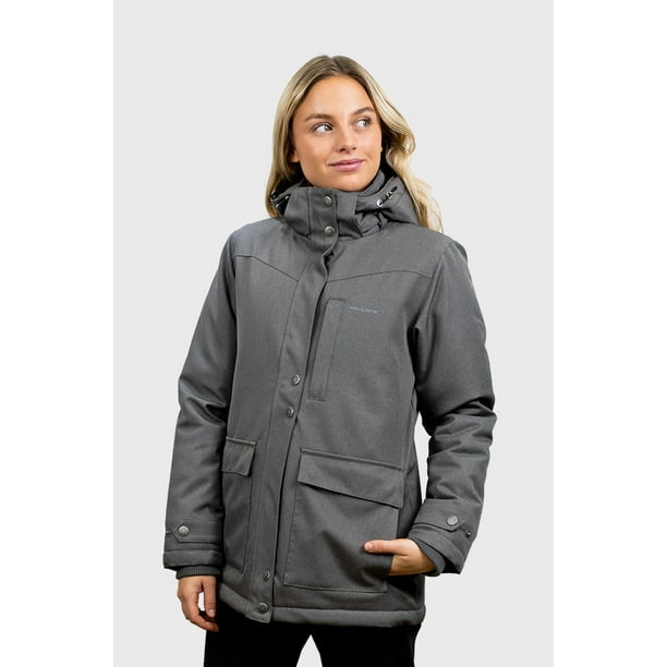Chaqueta Impermeable 3M Expedition V2 Gris Oscuro Mujer Falcone