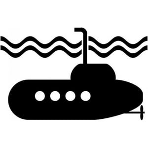 Rienda Libre Graphics - Decomural Submarine Ships Boat Transport Ws-18743