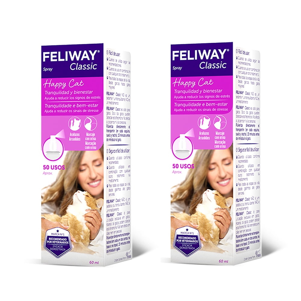 Pack Feliway Classic Spray X 60 Ml