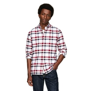 Camisa Tommy Hilfiger Heritage Oxford Medium Check Para Hombre