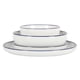 thumbnail image 5 of Juego de vajilla Gibson Home Oslo de 16 piezas de porcelana blanca, 5 of 6