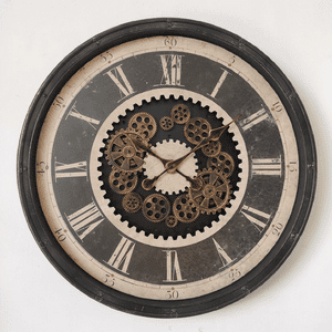 Genérico - Reloj De Pared 78X19.7X80 Cm Elemental Café