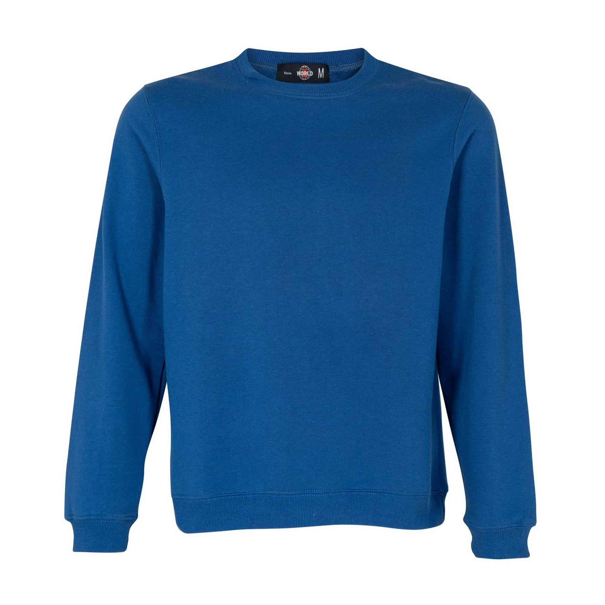 T-world - Polerón Basic 65% Algodón Manga Larga Unisex Azulino