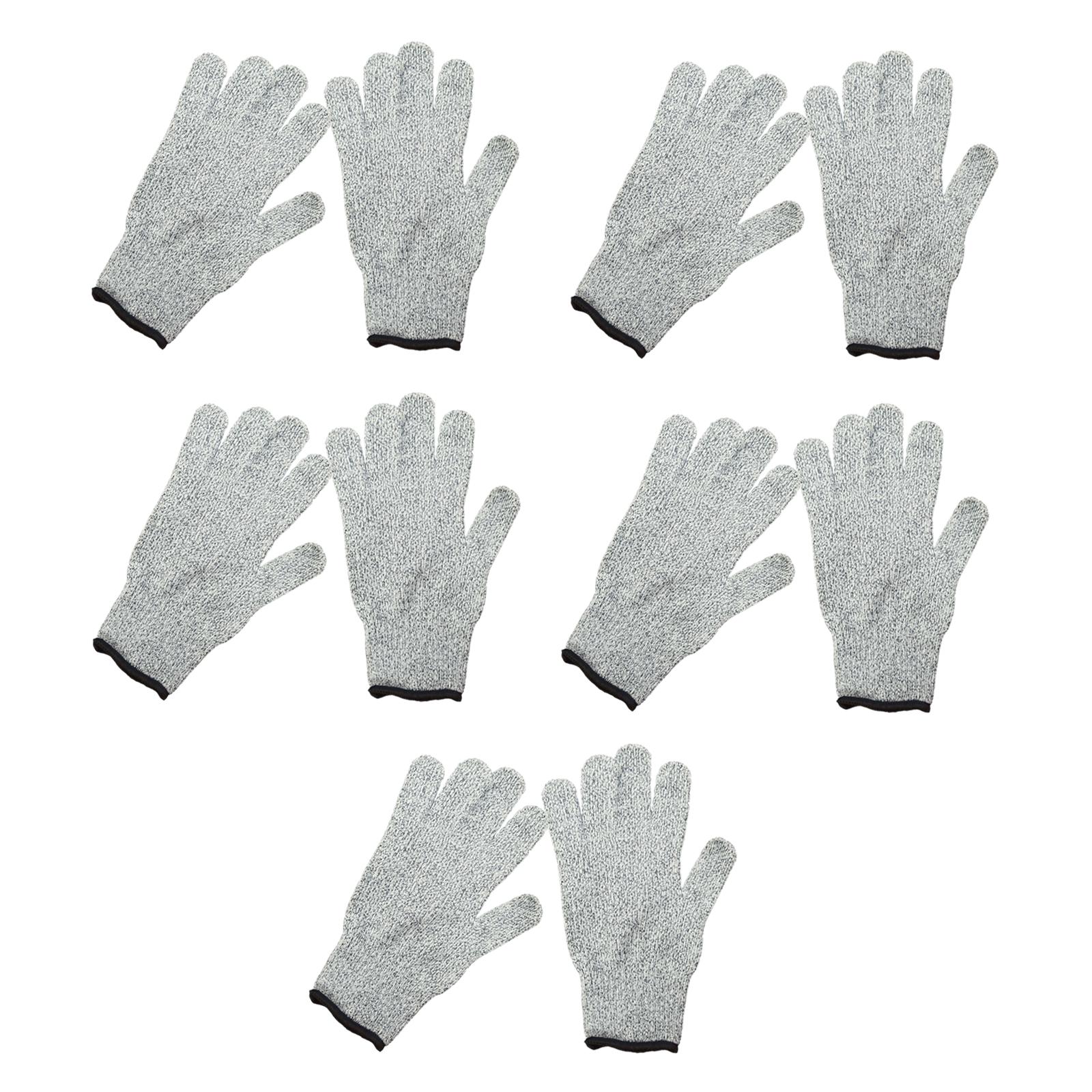 Ioensy - Guantes Resistentes A Cortes Trabajo Agrícola Resistente A Rayones Espesar Guantes Anticorte Xxl