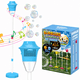 thumbnail image 1 of Máquina De Burbujas Con Forma De Farol Con Luz Y Música  Azul, 1 of 4