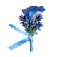 thumbnail image 5 of Boda Boutonniere Novia Broche Traje Pin Para Boda Eventos Del Día De San Valentín Azul, 5 of 5