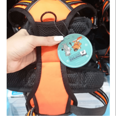 Genérico - Chaleco Arnes Para Perros Naranja Mascotas