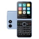 thumbnail image 1 of Teléfono Unnecto Snap Dual SIM 4G LTE QWERTY tipo concha azul, 1 of 8