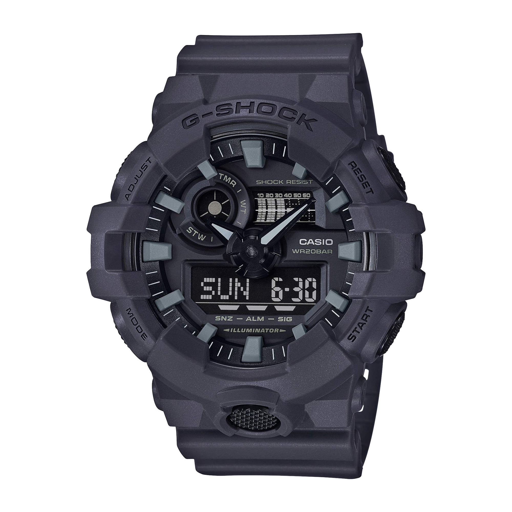 Reloj G-shock Casio Ga-700uc-8acr Para Hombre 200 M Wr - Gris