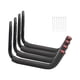 thumbnail image 5 of Gancho De Garaje, Estante De Almacenamiento De Kayak Resistente Para Bicicletas, Sillas Plegables De Jardín, Cantidad 4, 5 of 5