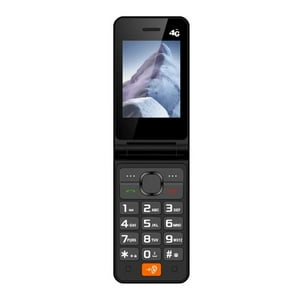 Tecnolab - Telefono Senior Adulto Mayor Almeja 4G Negro