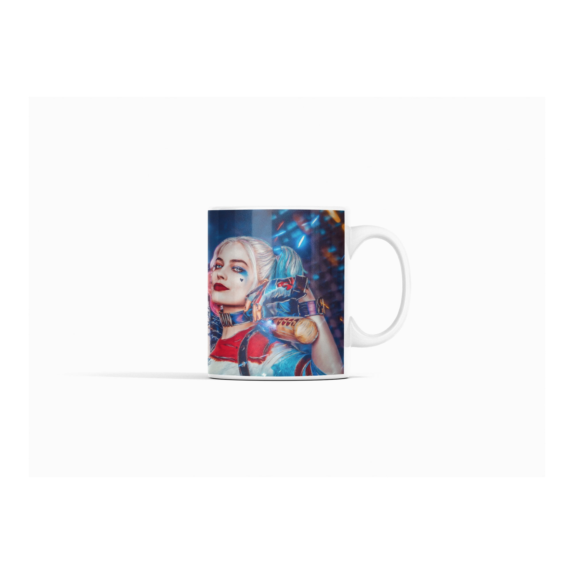 Genérico - Taza Harley Quinn - Caos Colorido Al Calor