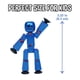 thumbnail image 3 of Figura de acción Zing StikBot individual azul metálico, 3 of 6