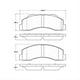 thumbnail image 3 of Pastillas Freno para auto Lincoln Navigator 2007-2017 Delantero, 3 of 5