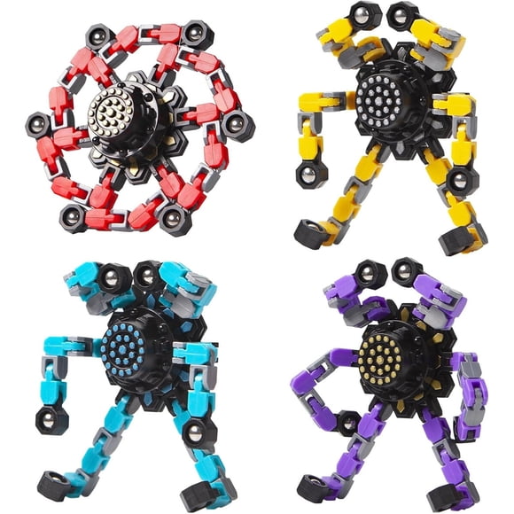 Fidget Spinner Gokeey Transformable de 6 Cadenas