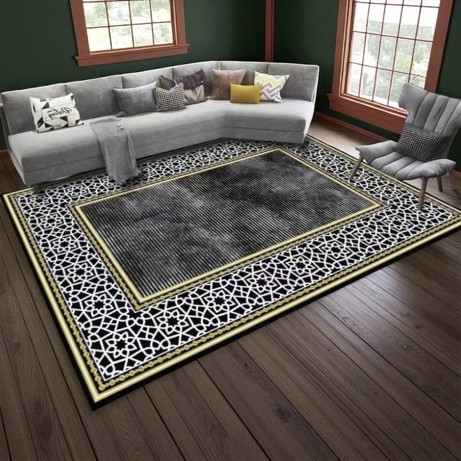 Wyj Hogar - Alfombras Lisas Con Diseños Efecto 3d 200x240 Cm Md14