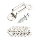 thumbnail image 3 of 100 Uds. Sujetadores de tornillo de conector Invisible ensamblaje de bisagra de gabinete, conectores ocultos 2 en 1 duraderos para librería de armario Lleno, 3 of 5
