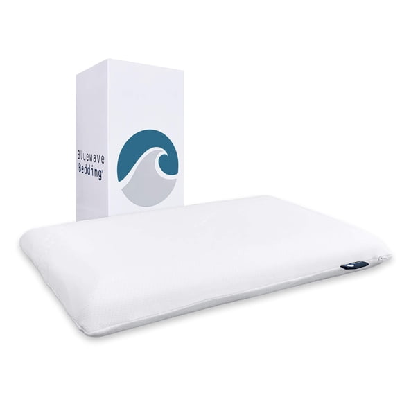 Almohada Bluewave Bedding de espuma viscoelástica en gel superdelgada
