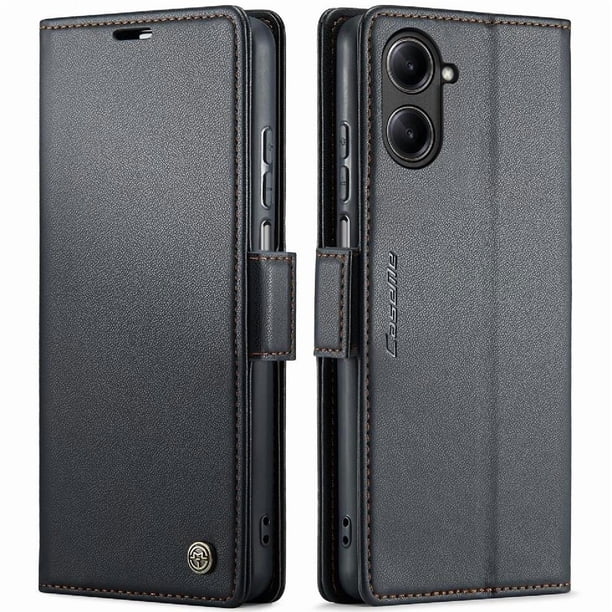 CaseMe tipo cartera Realme 10 Pro 5G con cierre magnético, RFID, tarjetero, soporte, carga inalámbrica