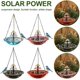 thumbnail image 3 of Fuente baño pájaros solar colgante baño cuenco vidrio atrae aves silvestres, 3 of 7