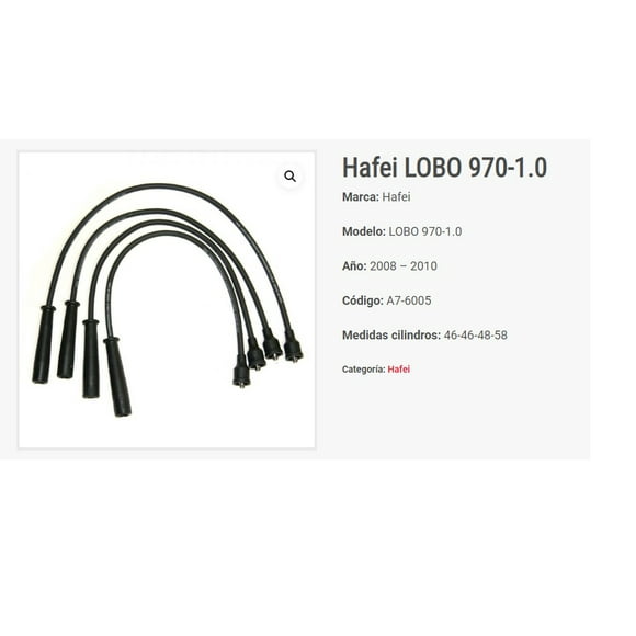 Cables De Bujía Hafei