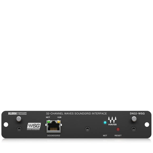 Tarjeta de expansión Klark Teknik DN32-WSG AoIP de 32 canales