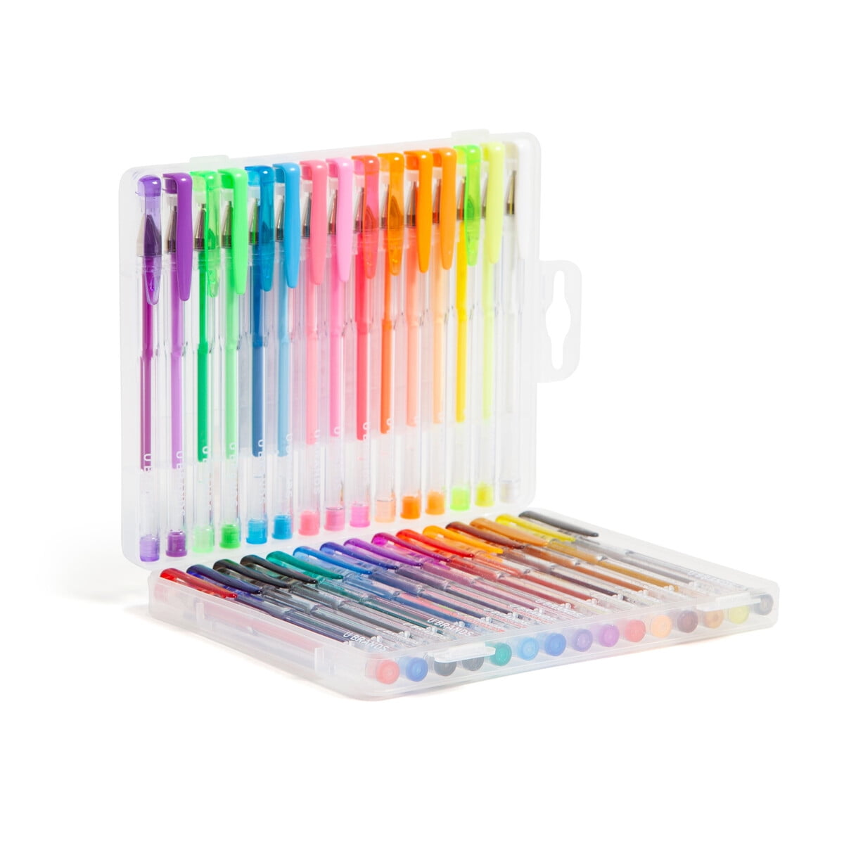 Lapices Gel U Brands 30 Colores Surtidos Punta Fina 1mm