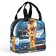 thumbnail image 1 of FIFA Bolsa Térmica Portátil con Forro de Aluminio Grueso, Bolsa Térmica Impermeable y Hermética para Trabajo, Escuela y Picnic, Nevera Portátil para Entrega de Comida para Adultos y Niños 22*20*13cm, 1 of 6