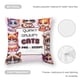 thumbnail image 5 of Gato Gruñón Fundas de almohada de terciopelo con tema, regalos de funda de almohada, decoración para el hogar, cojín de lanzar, regalo de cumpleaños para fans y parejas. 60cm x 60cm., 5 of 6