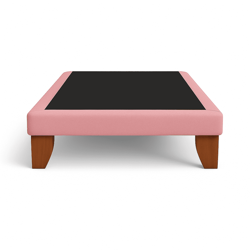 Ethan Desing - Base Cama 1.5 Plazas 105x190 Rosado