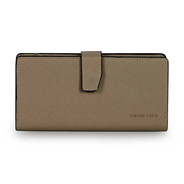 Carven Paris - Billetera Vesta Taupe