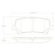 thumbnail image 1 of Pastillas Freno para auto POWERSTOP 17-1281, 1 of 3