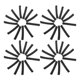thumbnail image 1 of 48PC Carp Fishing Foam Stick Cylinder Float Making Fly Aying Zig Rig Negro, 1 of 5