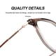 thumbnail image 3 of Gafas de montura grande con lentes anti-luz azul de tendencia de moda, fabricadas en TR y resina., 3 of 5