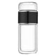 thumbnail image 3 of Botella De Infusión De Té De Vidrio, Vaso De Té Pequeño Portátil De 350ml Para Viajes Al Aire Libre, Color Negro, 3 of 3