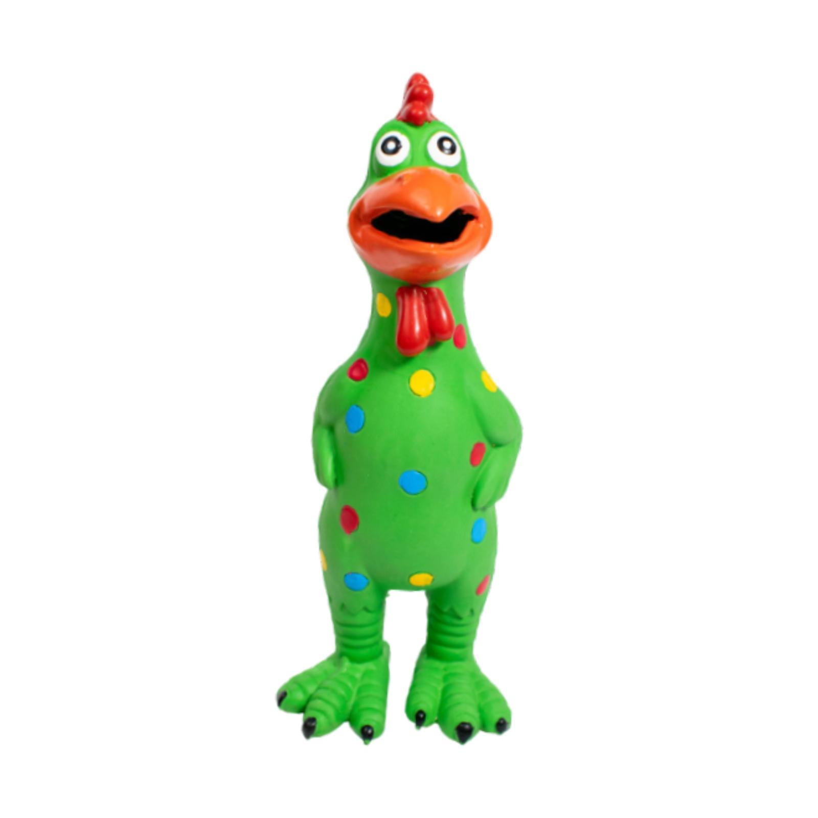 Ioensy - Juguete Para Masticar Para Perros, Divertidos Juegos De Playa Para Niños Y Adultos, Juguete Novedoso De Pollo Que Grita, Color Verde