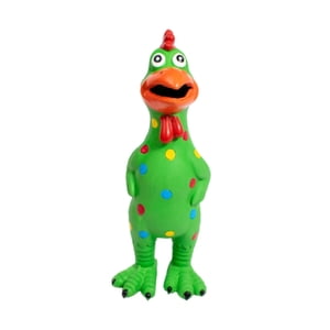 Ioensy - Juguete Para Masticar Para Perros, Divertidos Juegos De Playa Para Niños Y Adultos, Juguete Novedoso De Pollo Que Grita, Color Verde