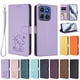 thumbnail image 3 of Motorola Edge 60 5G Funda Billetera de Gato, Lila Claro, 3 of 6