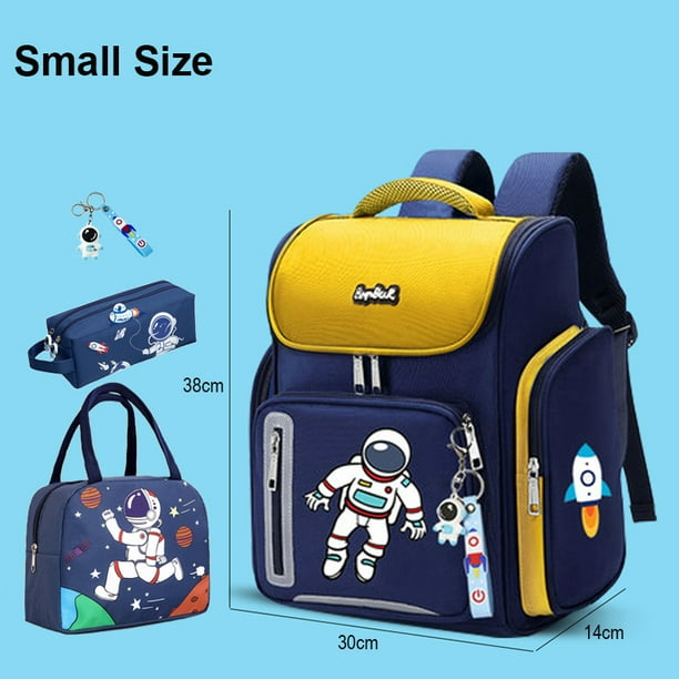 Astronaut Backpack Boy Schoolbag Set for Boys Elementary Student School Bags for Children Waterproof Kids Bookbag Mochilas