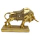 thumbnail image 4 of Escultura De Estatua De Toro, Decoración De Escritorio, Artesanía Para Sala De Estudio, Dorada, 4 of 5