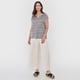 thumbnail image 4 of Polera Mujer Fabric Mix Beige Cebra Corona, 4 of 5