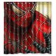 thumbnail image 1 of Cortina de ducha de Spiderman, juego de cortina de baño con ganchos, tamaño 66 x 72 pulgadas, 1 of 3