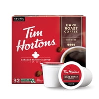 Cápsulas De Café Tim Hortons Dark Roast, Compatibles Con 32 K-Cups