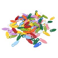 Magideal - 100 Uds. Botones Giratorios Para Marco De Fotos, Botones Giratorios Planos, Adornos De Regalo Para Niños Y Adultos, Hardware Para Marcos De Fotos Para