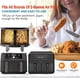 thumbnail image 4 of Forro rectangular para freidora Ninja Foodi Dual Basket 8/10 QT, 4 of 8