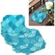 thumbnail image 1 of XmhyTop Set de 6 Posavasos de Silicona Aisladores, Antideslizantes y Prácticos para Protección de Mesas,9*9cm,Azul, 1 of 5