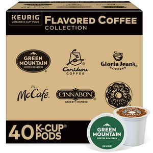 Paquete Variado De Cápsulas Keurig K-Cup De 40 Unidades Con Sabor A Café