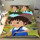 thumbnail image 1 of Yukee Conjunto de sábanas temático, trío de piezas, cómodo y amigable con la piel, diseño único, regalo de decoración para el hogar para familiares, amigos y fans, 90 cm * 190 cm, 1 of 6