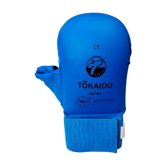 Par Guantes Karate Tokaido Artes Marciales Wkf Xl Azul